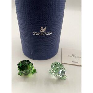 MIB Swarovski Crystal Lovlots In Love Angelo Angelina Frogs Figurine 5136524